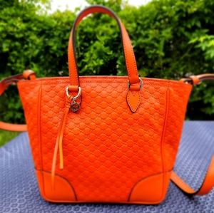 Gucci Bree New Microguccissima Small Orange Tote